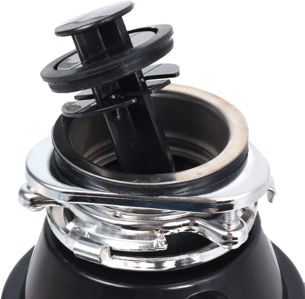 DORLIONA 370W 220V Waste Disposer Food Garbage Sink Disposal Garbage Disposal with Power Cord US Plug Single Item.