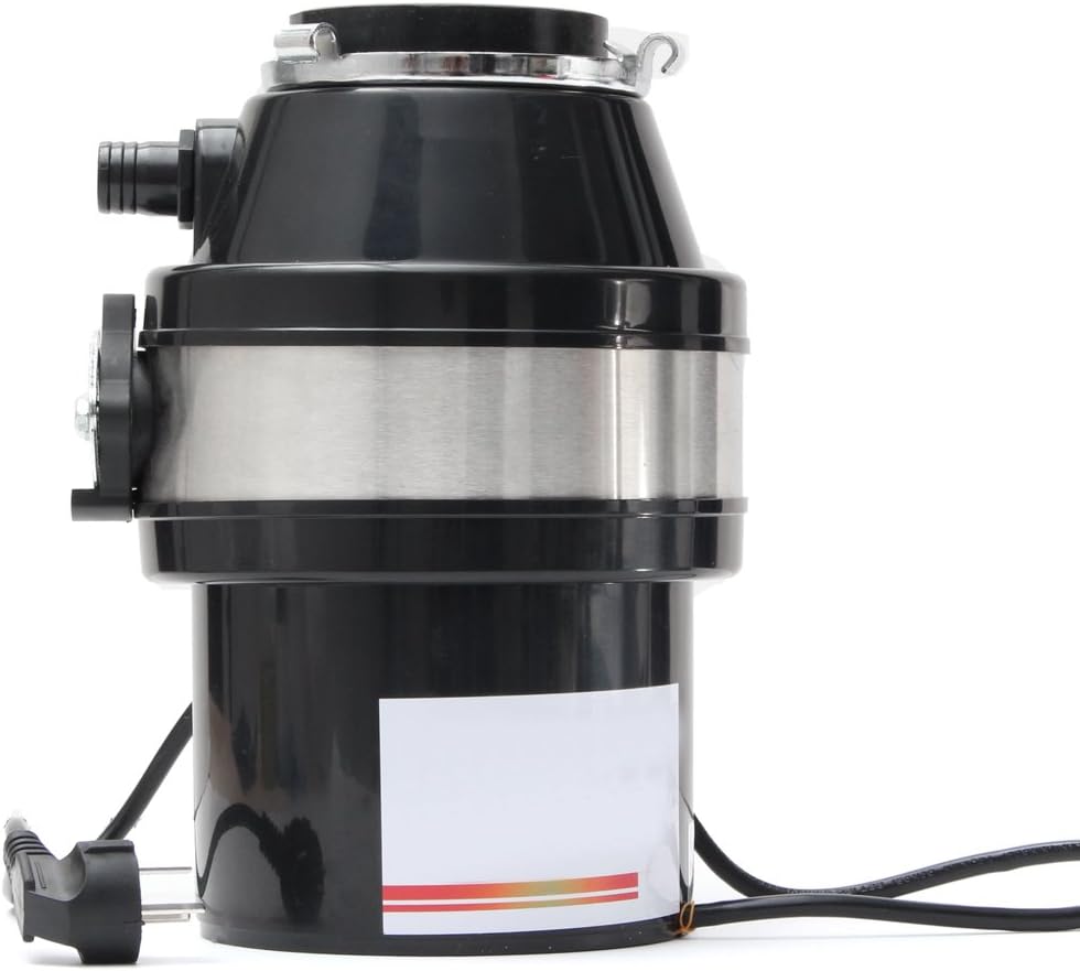 DORLIONA 370W 220V Waste Disposer Food Garbage Sink Disposal Garbage Disposal with Power Cord US Plug Single Item.